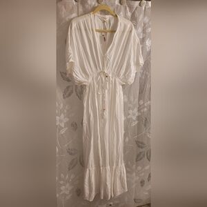 Cost Plus World Market White Maxi Dress